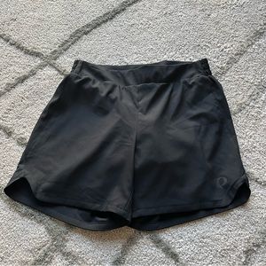Pearl Izumi black bike cycling shorts padded pull on athletic 4